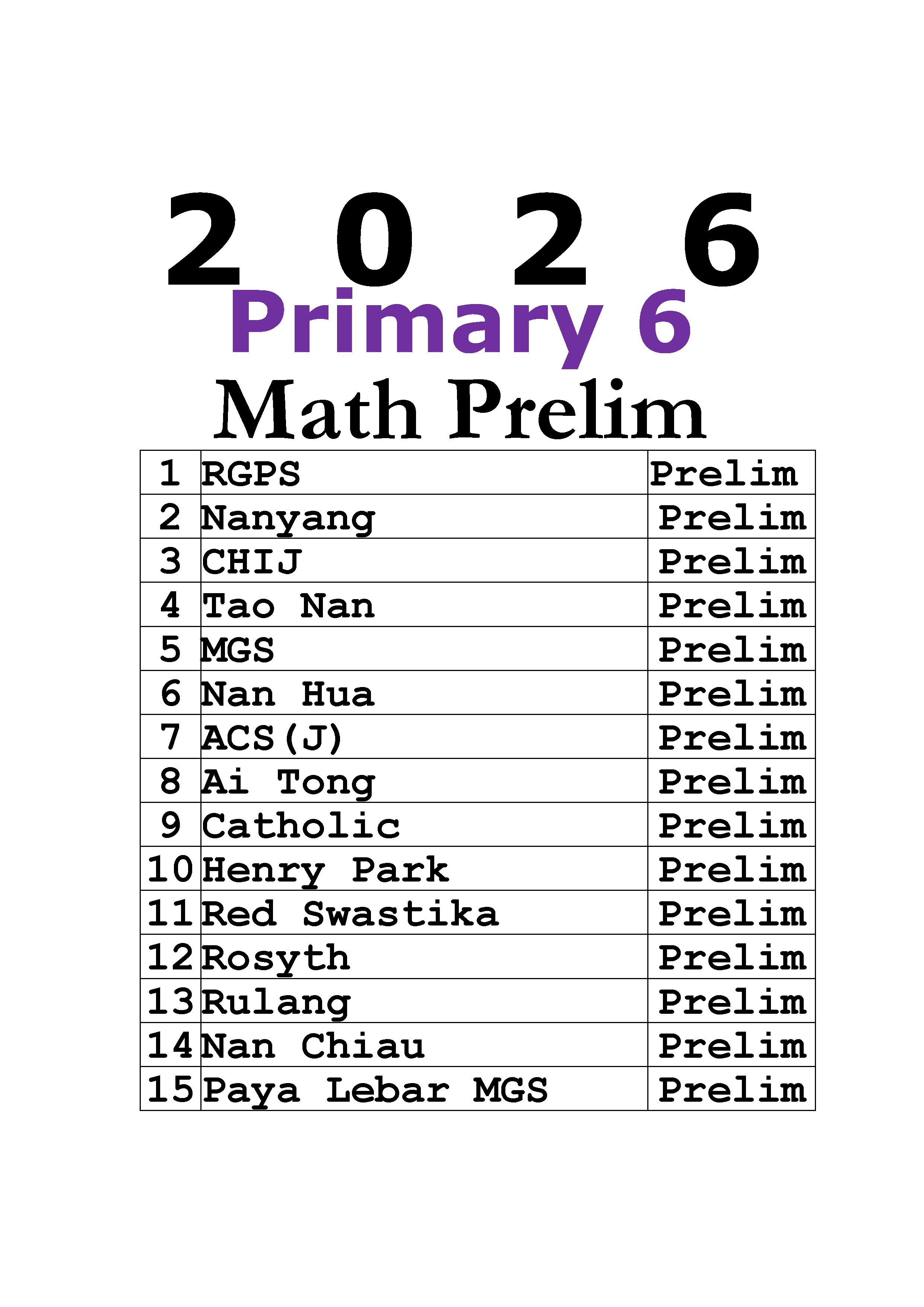 0. 2026_P6_Prelim_Math_cover_page_15_schools